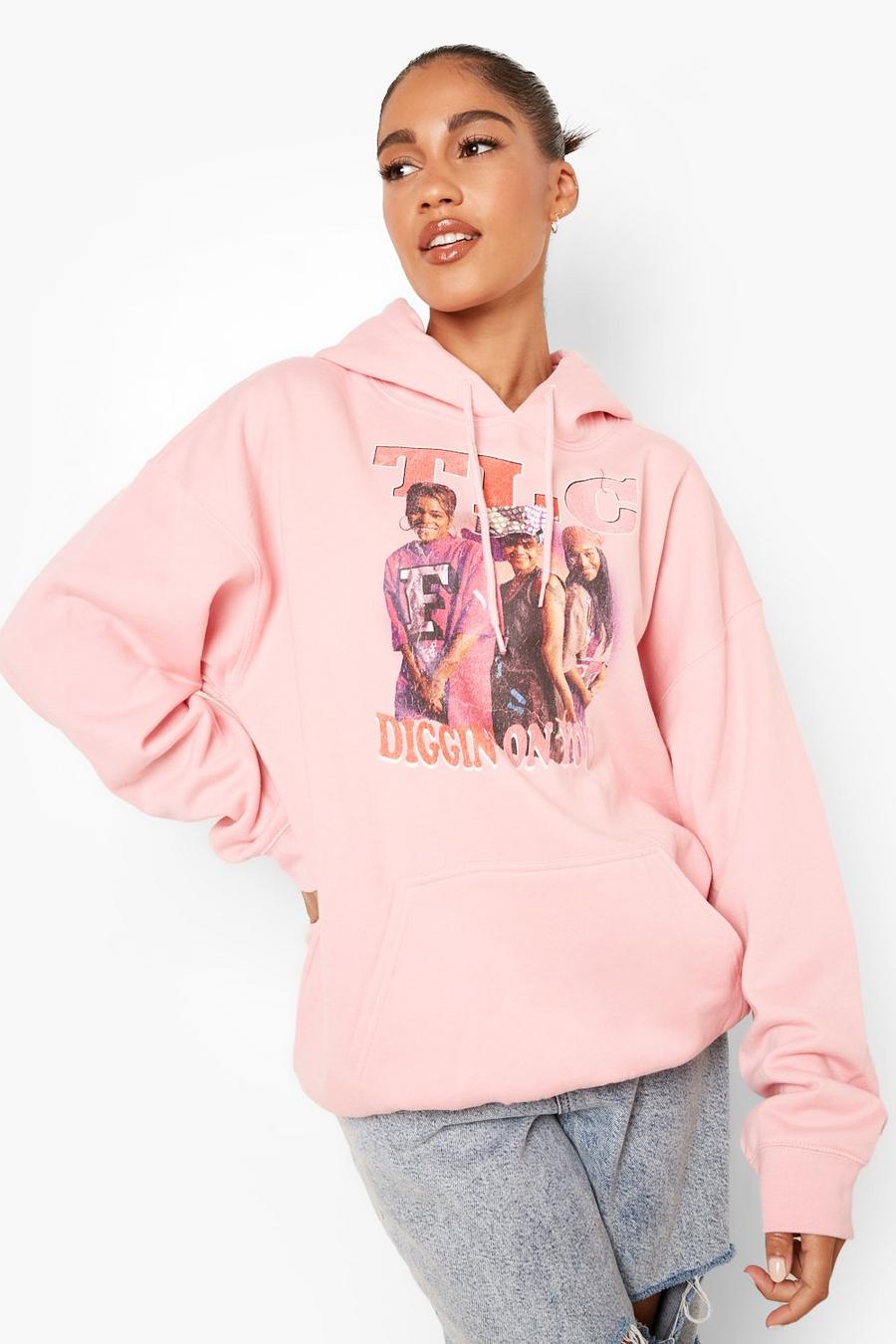 Pink TLC Oversize hoodie image number 1