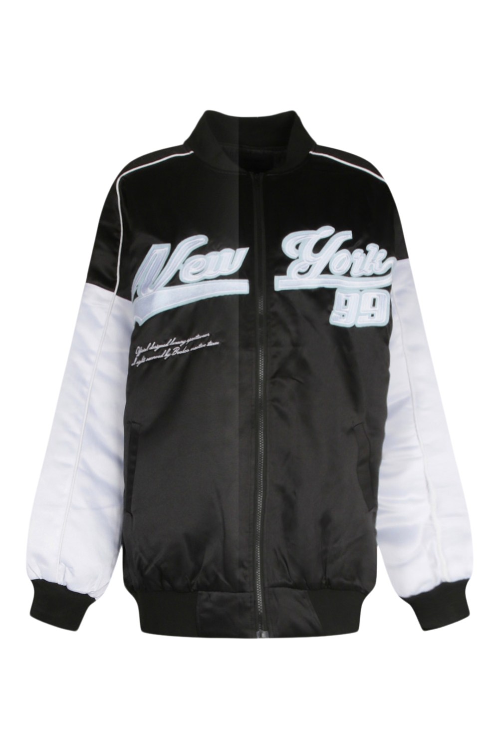 Letterman Satin Bomber Varsity Jacket - 2023