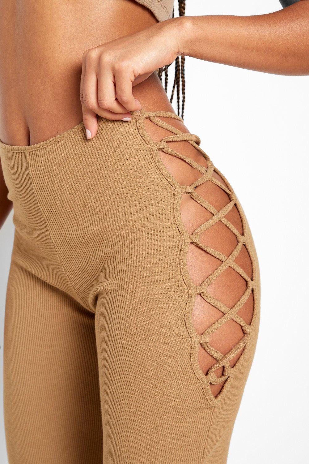 Forever 21 lace up leggings hotsell