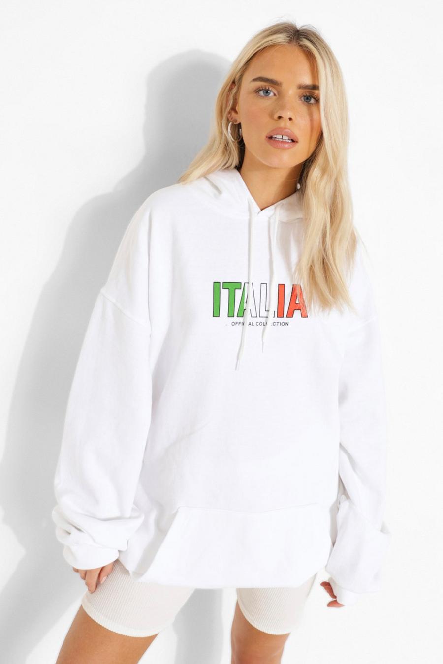 White Italien Hoodie image number 1