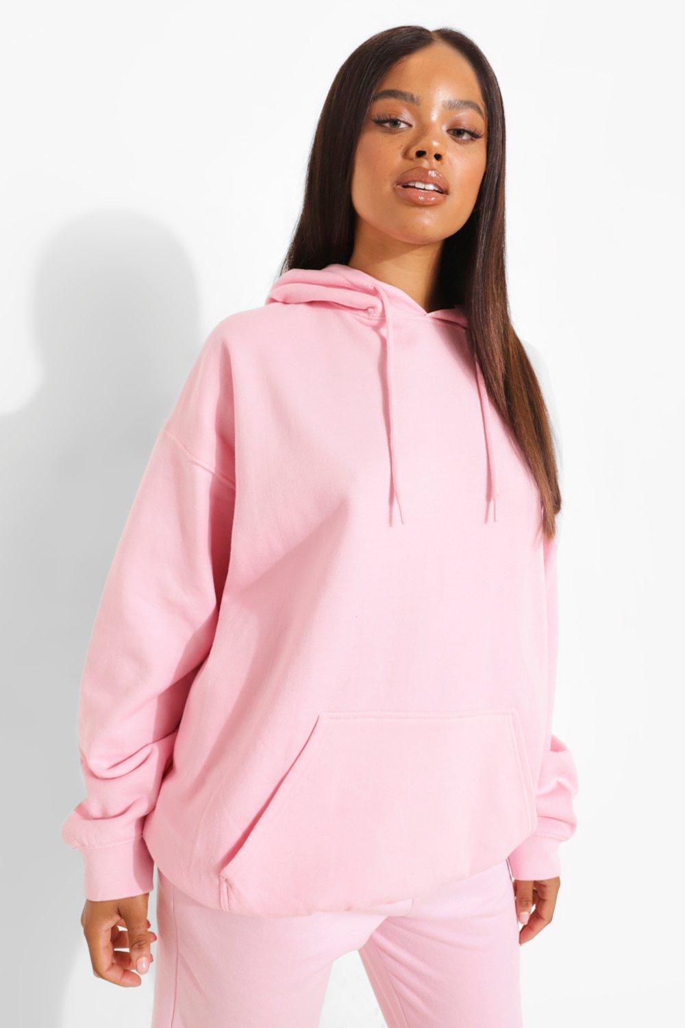 Women's Pink Self Love Club Twist Text Hoodie | Boohoo UK