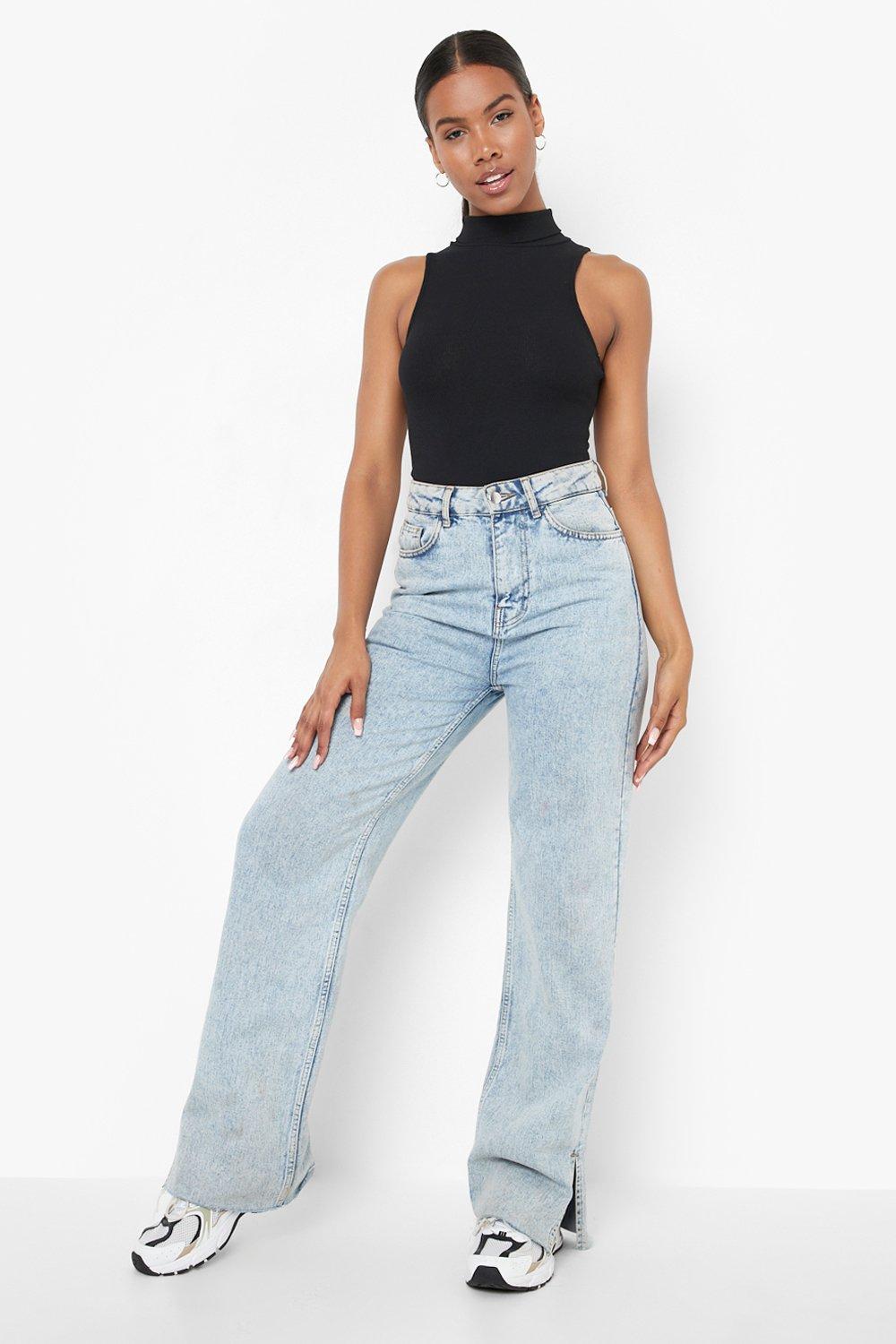 Turtleneck Sleeveless Bodysuit | boohoo USA