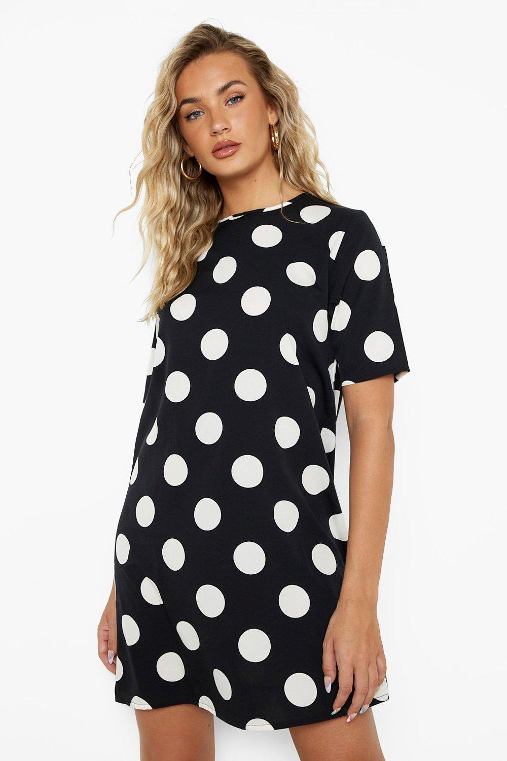 Spotty store shift dress