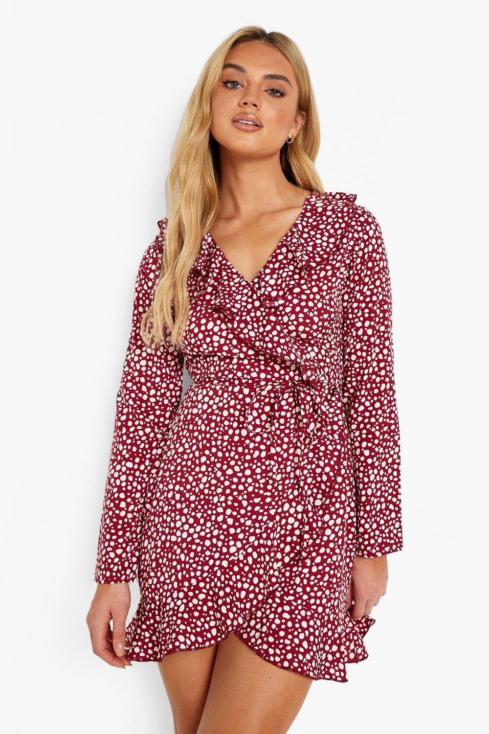 Oasis heart sale wrap dress