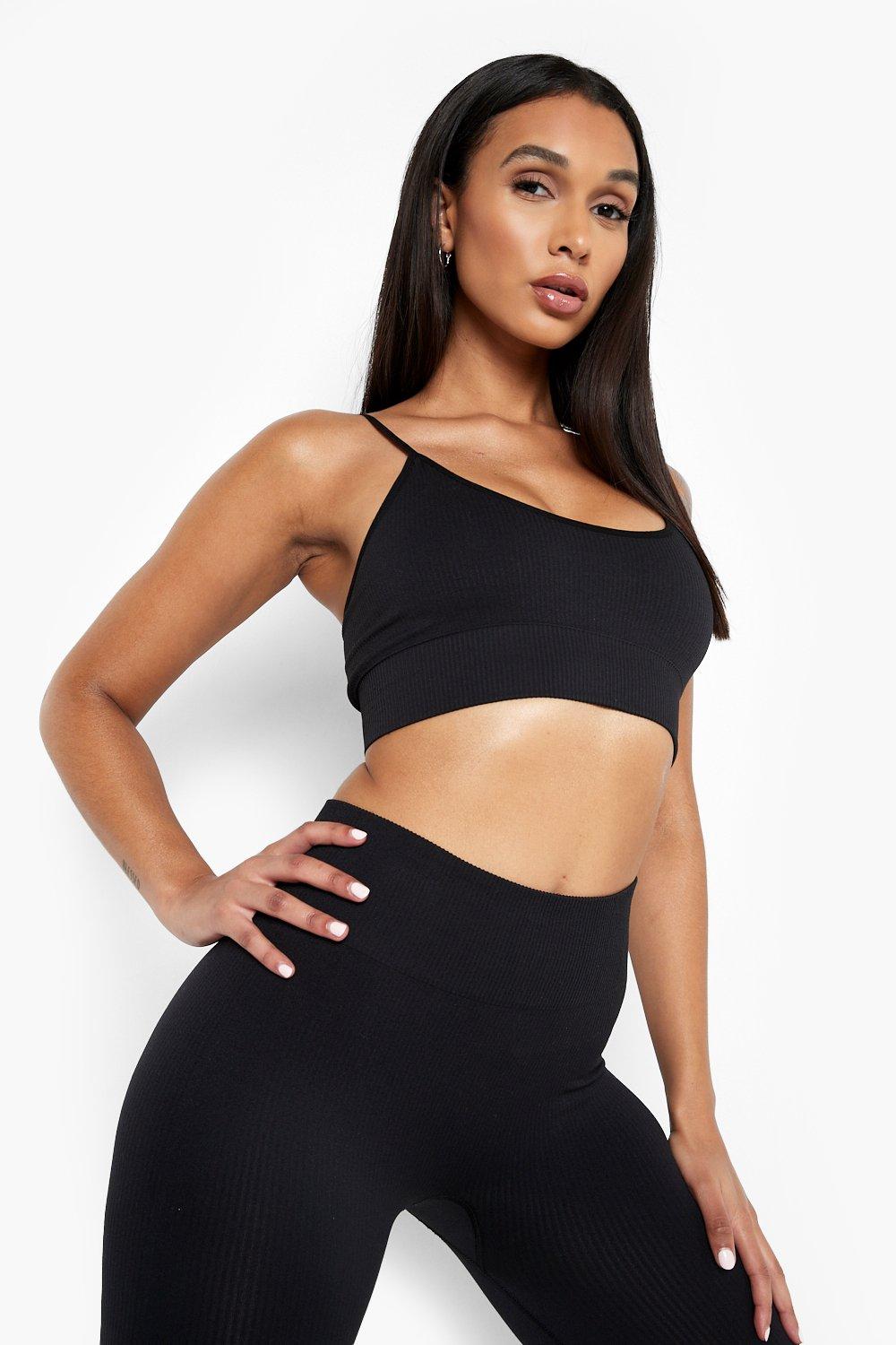 Boohoo store sports bra