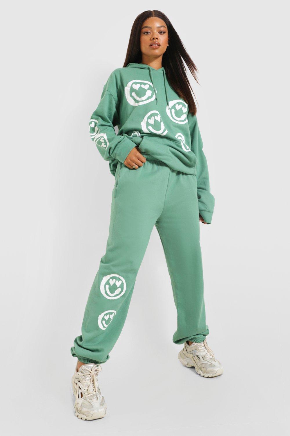 womens green joggers