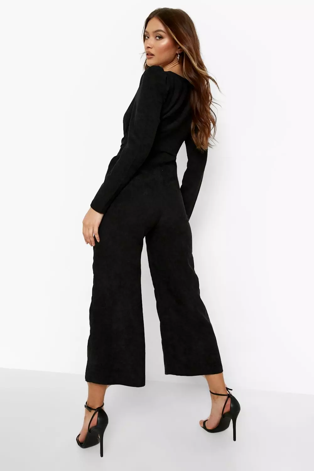 Plunge cheap culotte jumpsuit