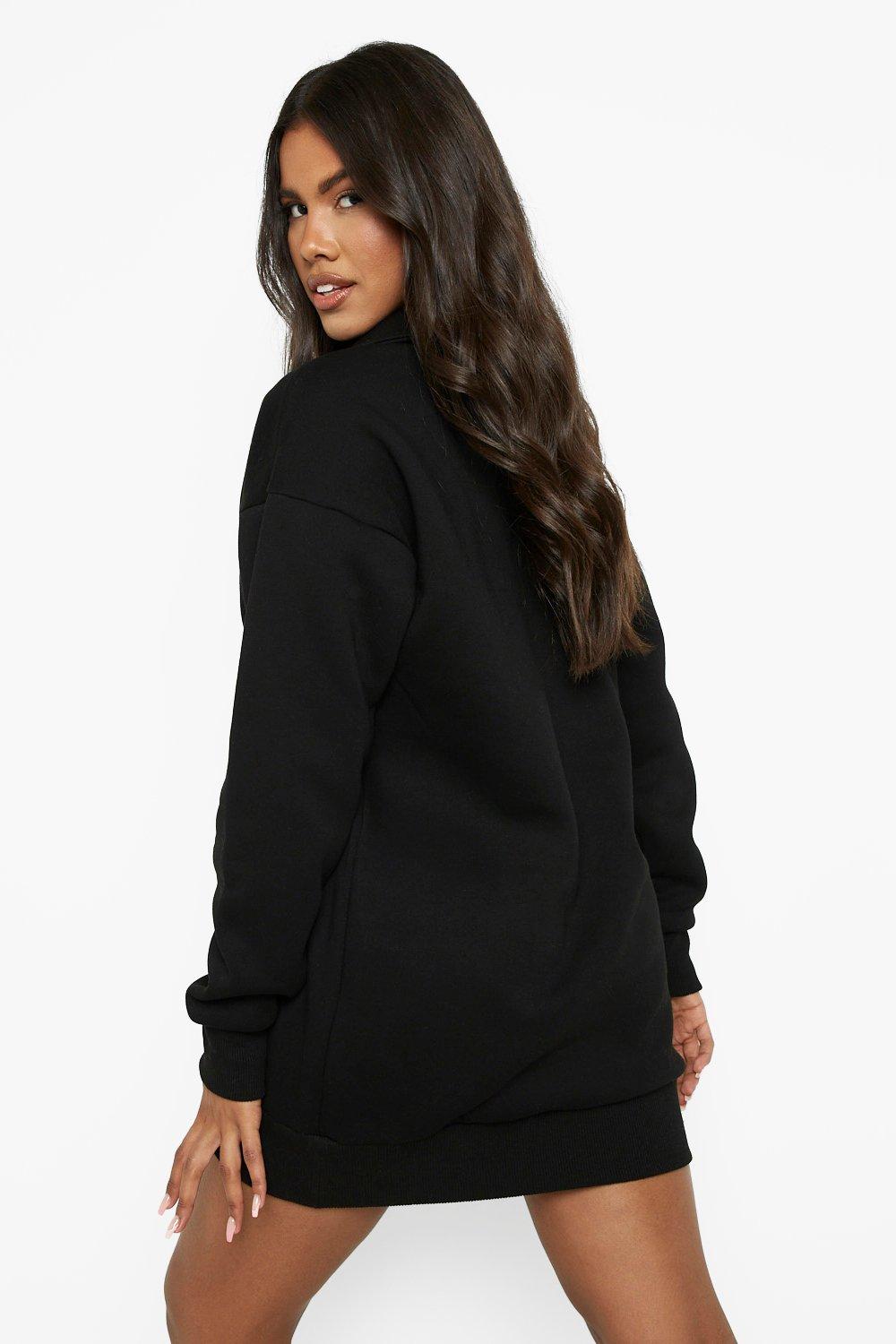 Boohoo sweatshirt clearance dress