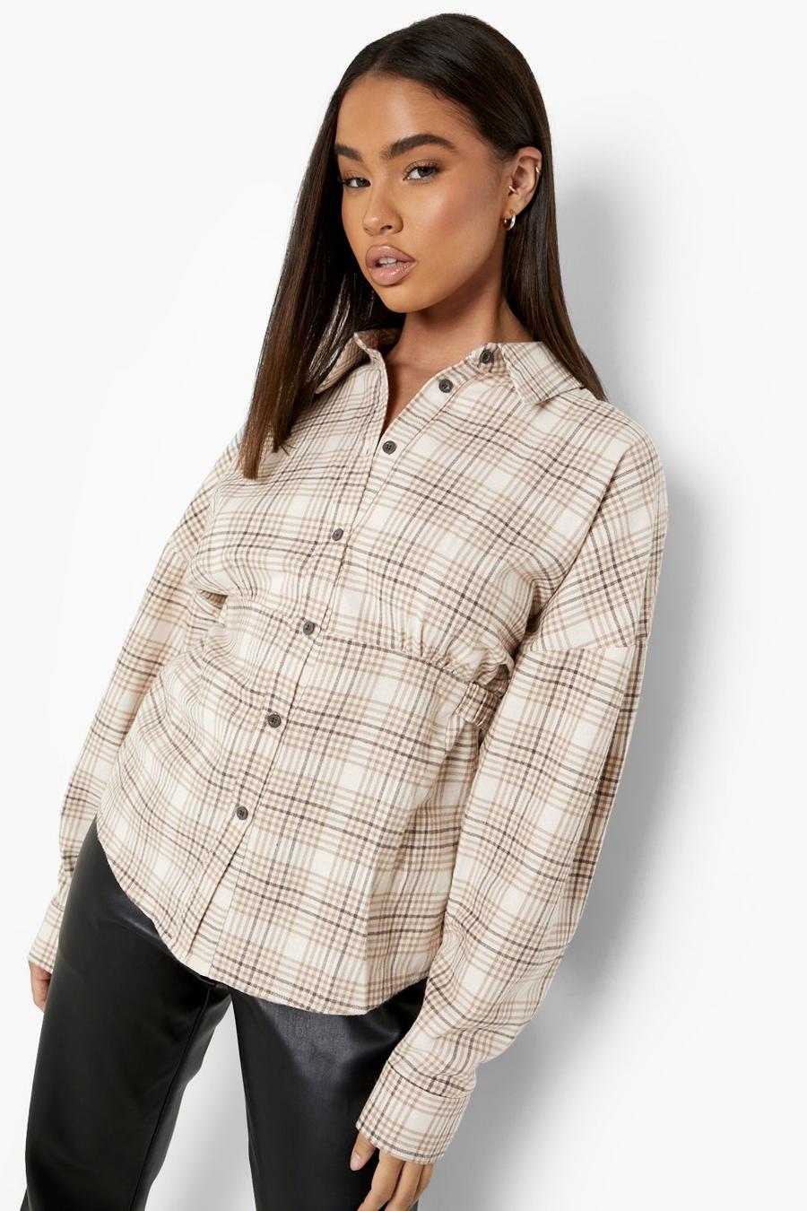 Stone Check Fitted Shirt image number 1