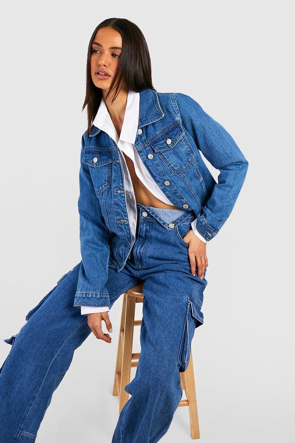 Boohoo denim sale