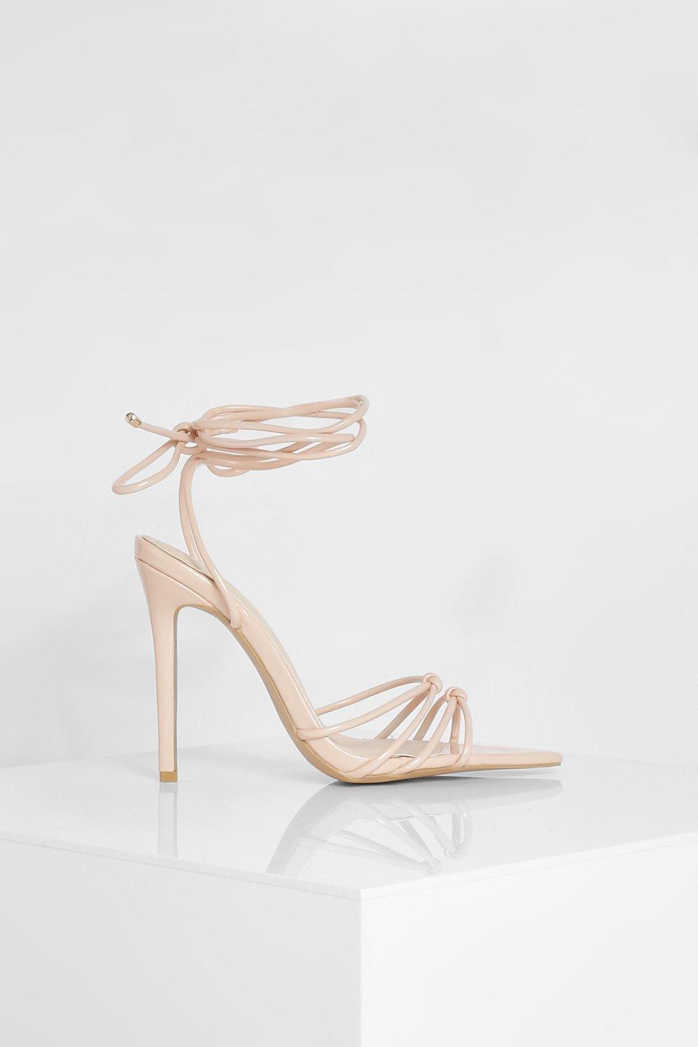 Boohoo lace clearance up sandals