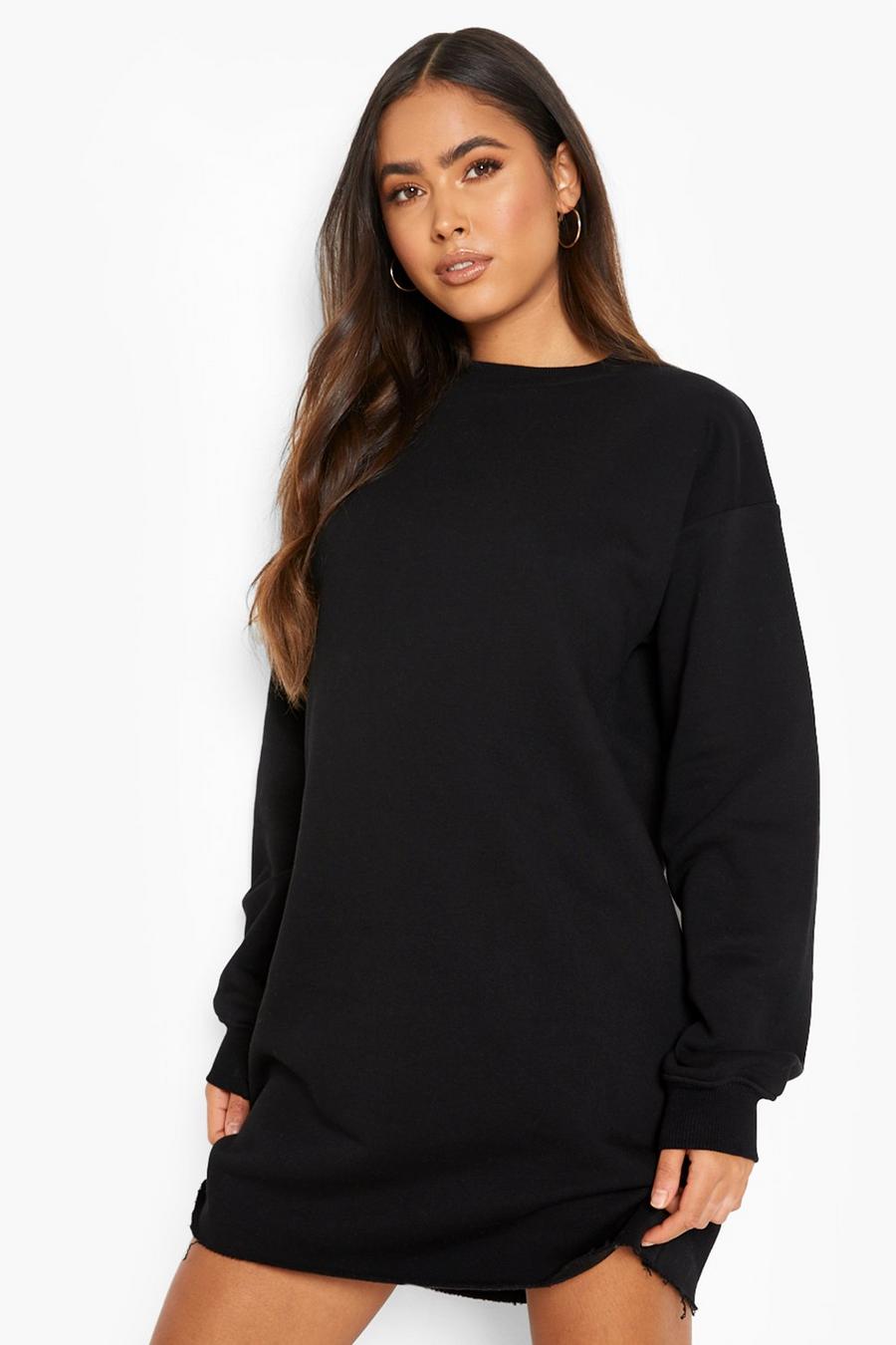 Black The Perfect Oversized Sweater Dress image number 1