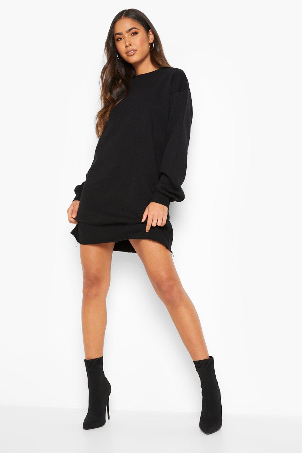 Sweater dress boohoo hotsell