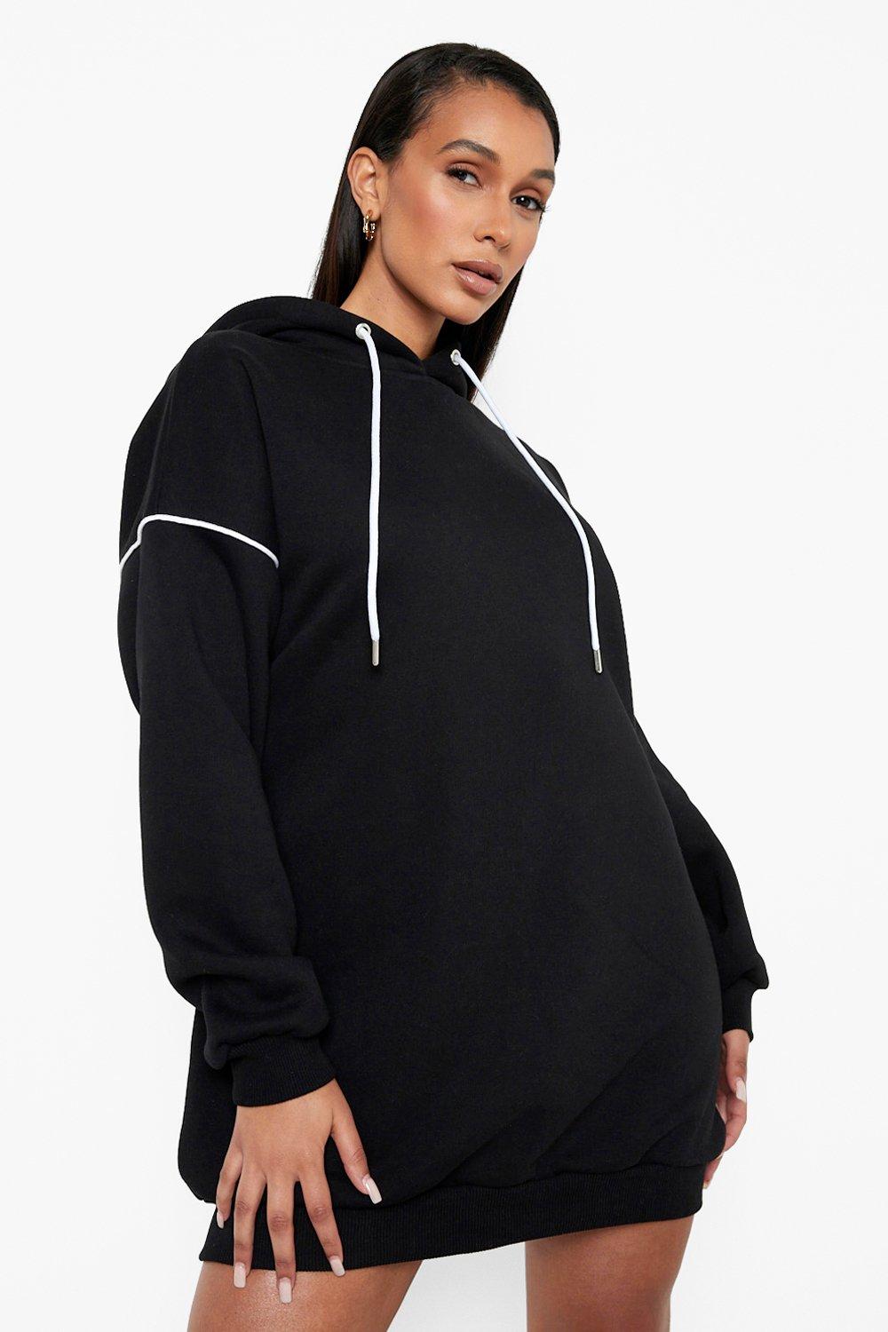 COS + Split Seam Hooded Sweatshirt Dress