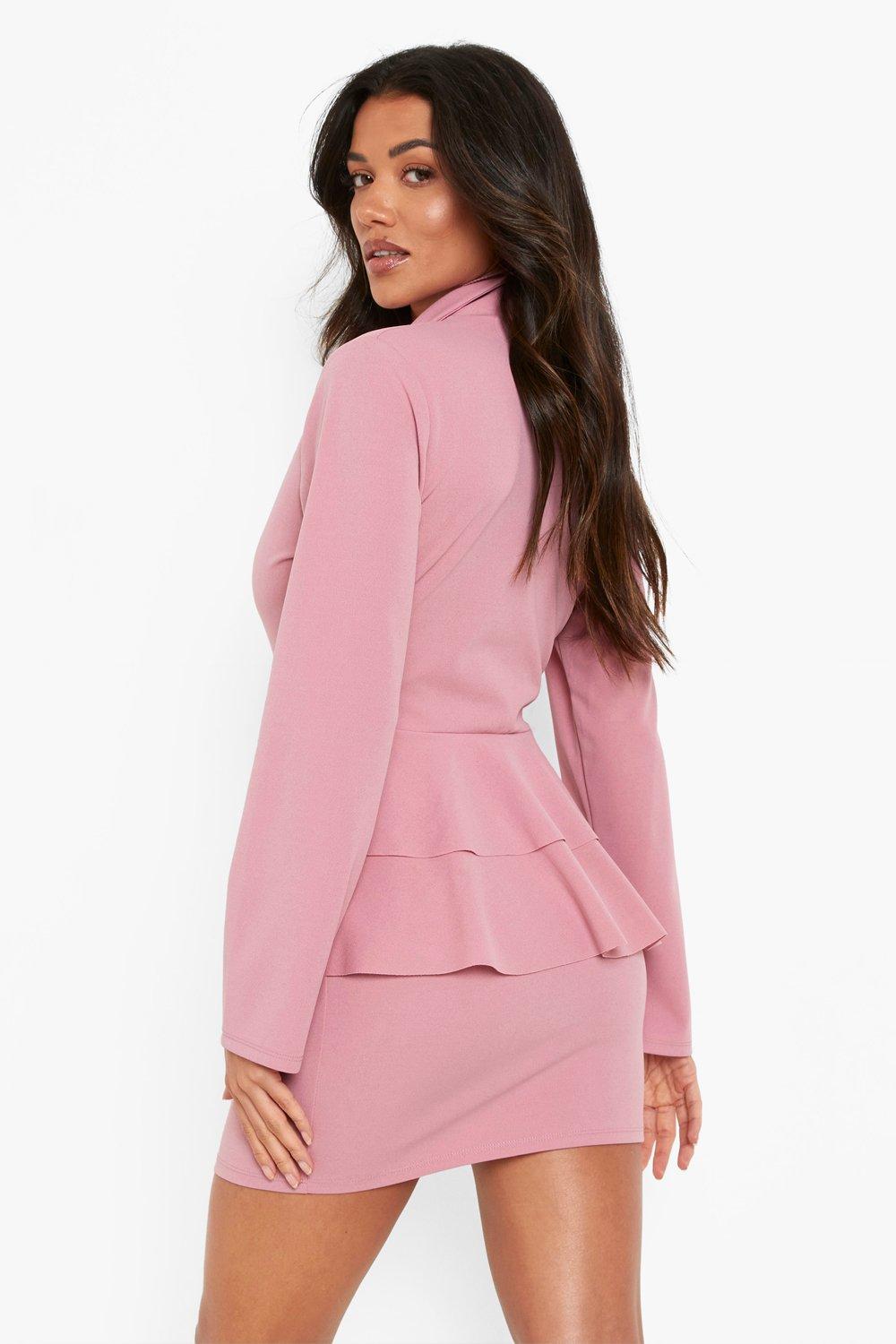 Peplum on sale blazer dress