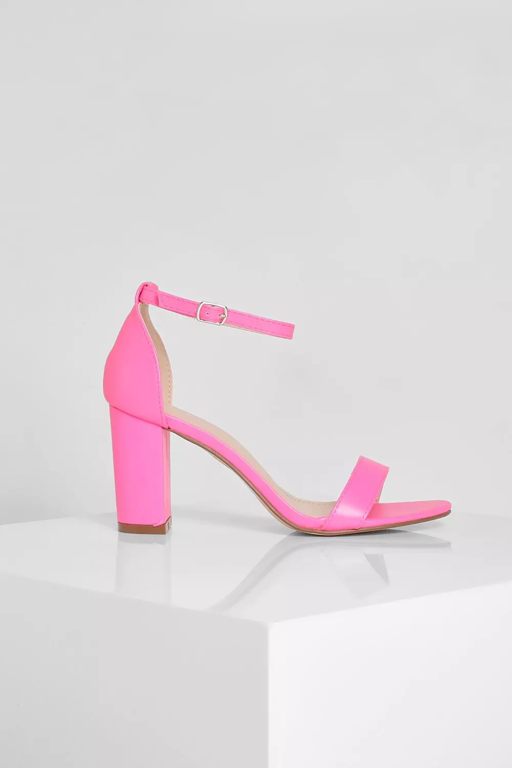 Neon pink deals block heels