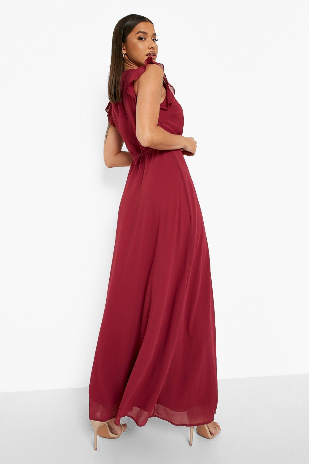 Wine debs outlet dress