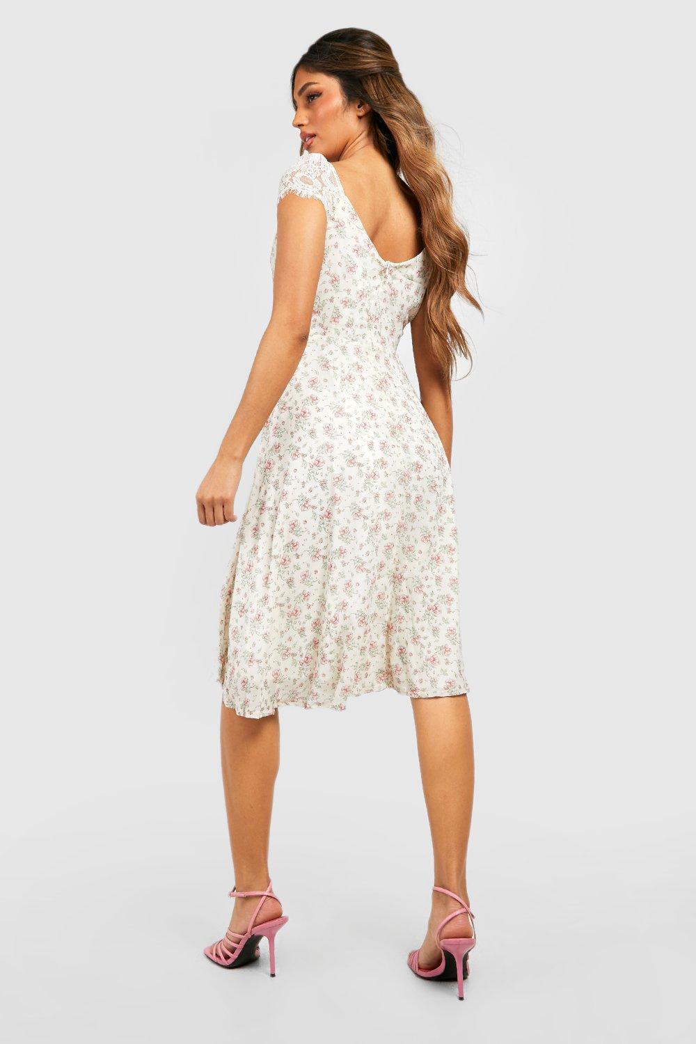 Cream skater dress store uk