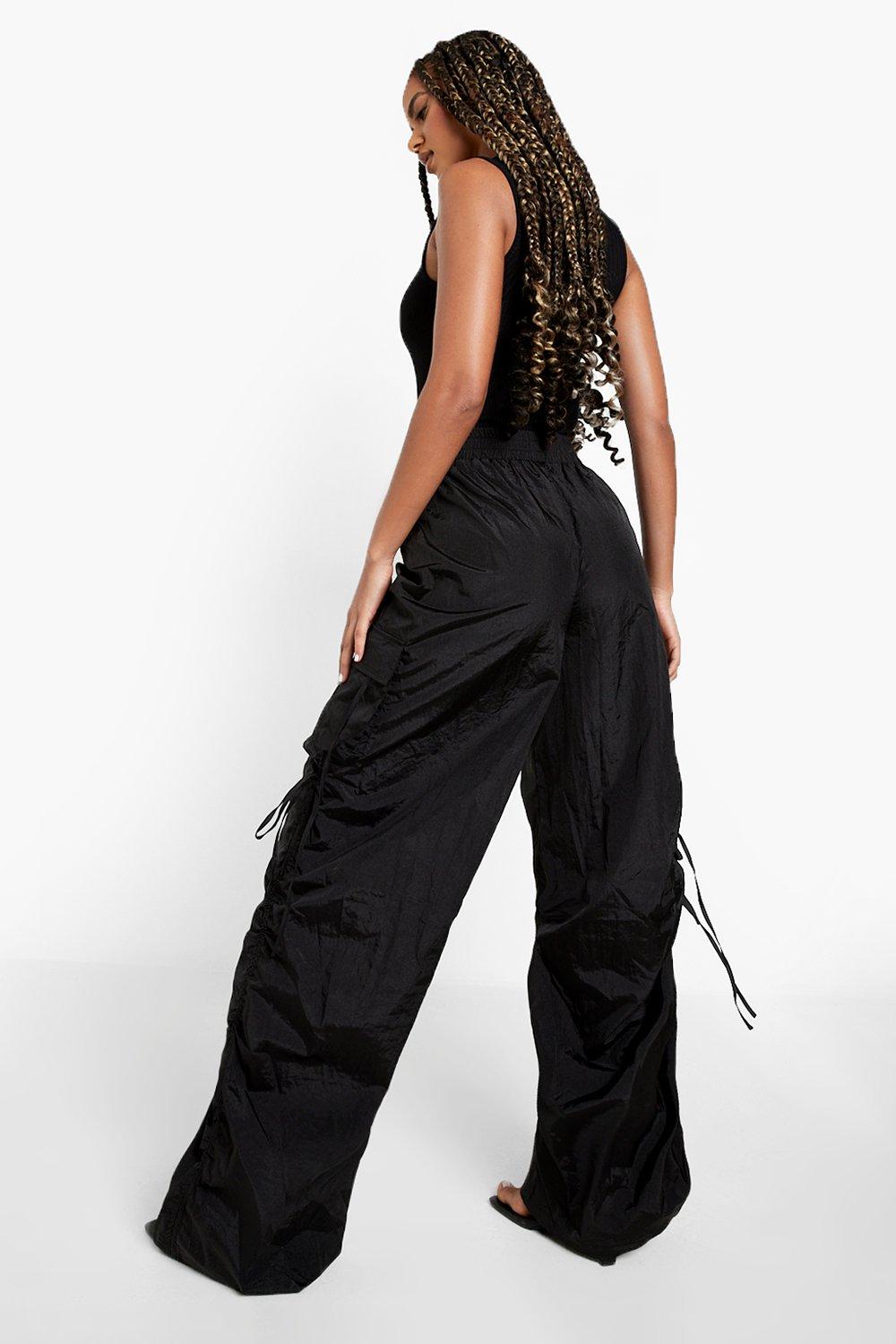 Book printed shell cargo pants