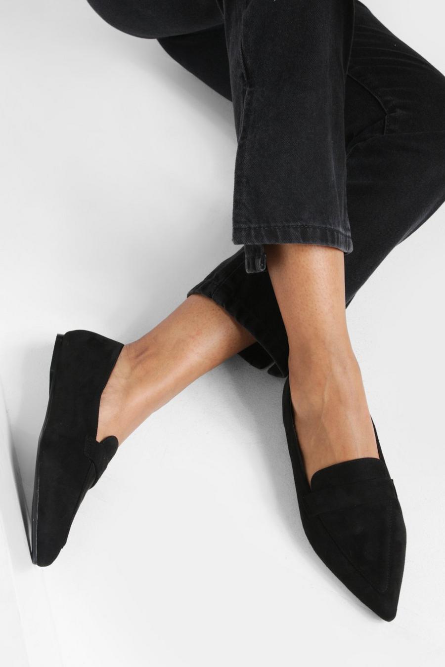 Black Pointed Immy Ballet Shoes image number 1