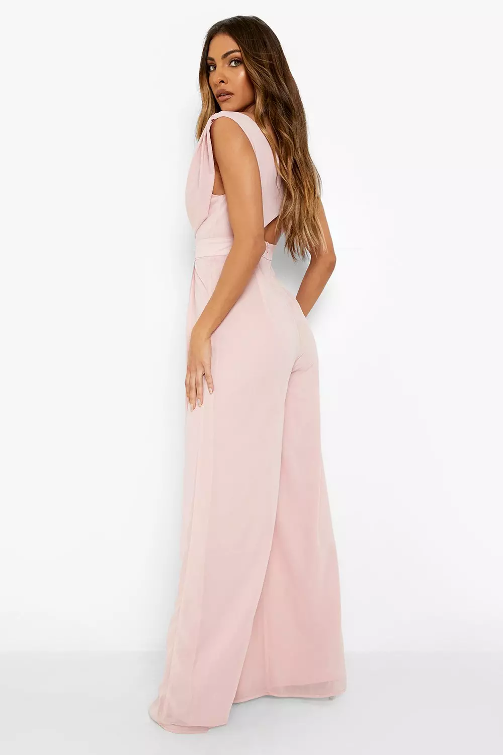 Blush best sale formal jumpsuit