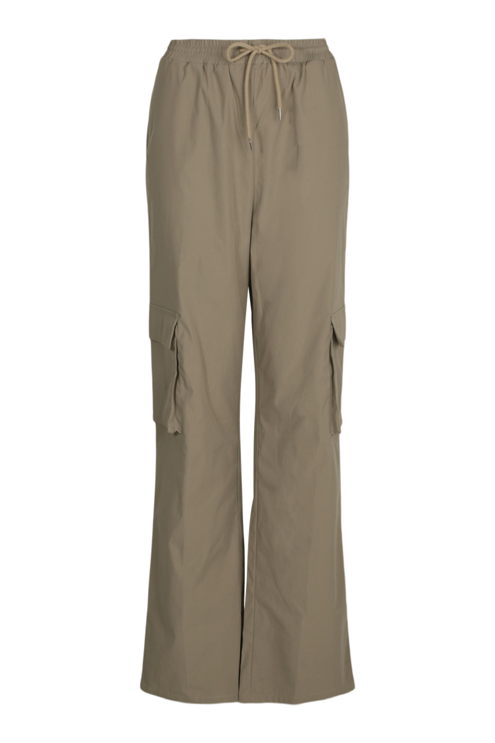 Tall Relaxed Fit Twill Cargo Wide Leg Pants