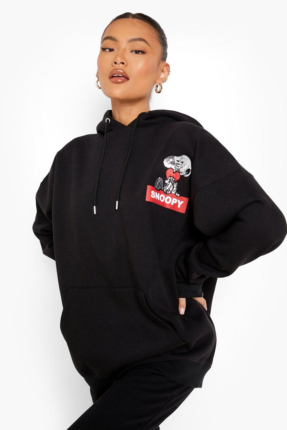 Snoopy deals hoodie women's