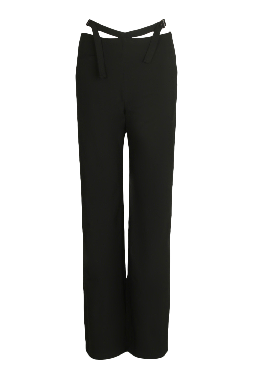 Strap Detail Tailored Trousers