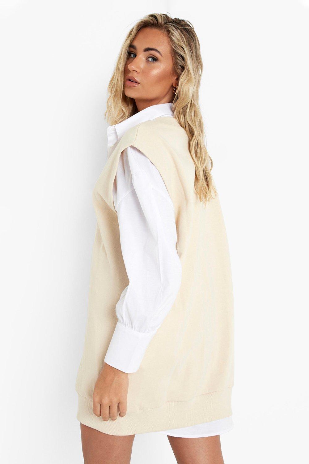 bevolking betrouwbaarheid Arne 2-In-1 Trui, Hemd En Blouse Jurk | boohoo