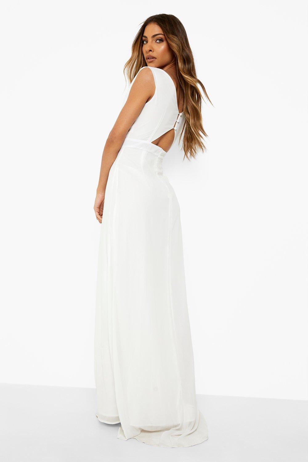 Cowl neck single clearance breasted plain maxi dress