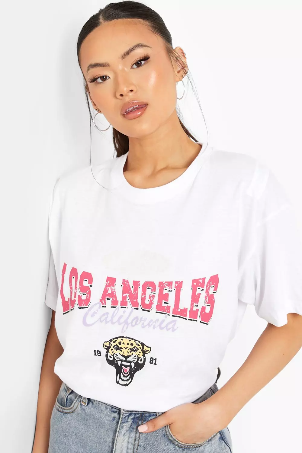 Tshirt Oversize Los Angeles, Los Angeles Shirt Women