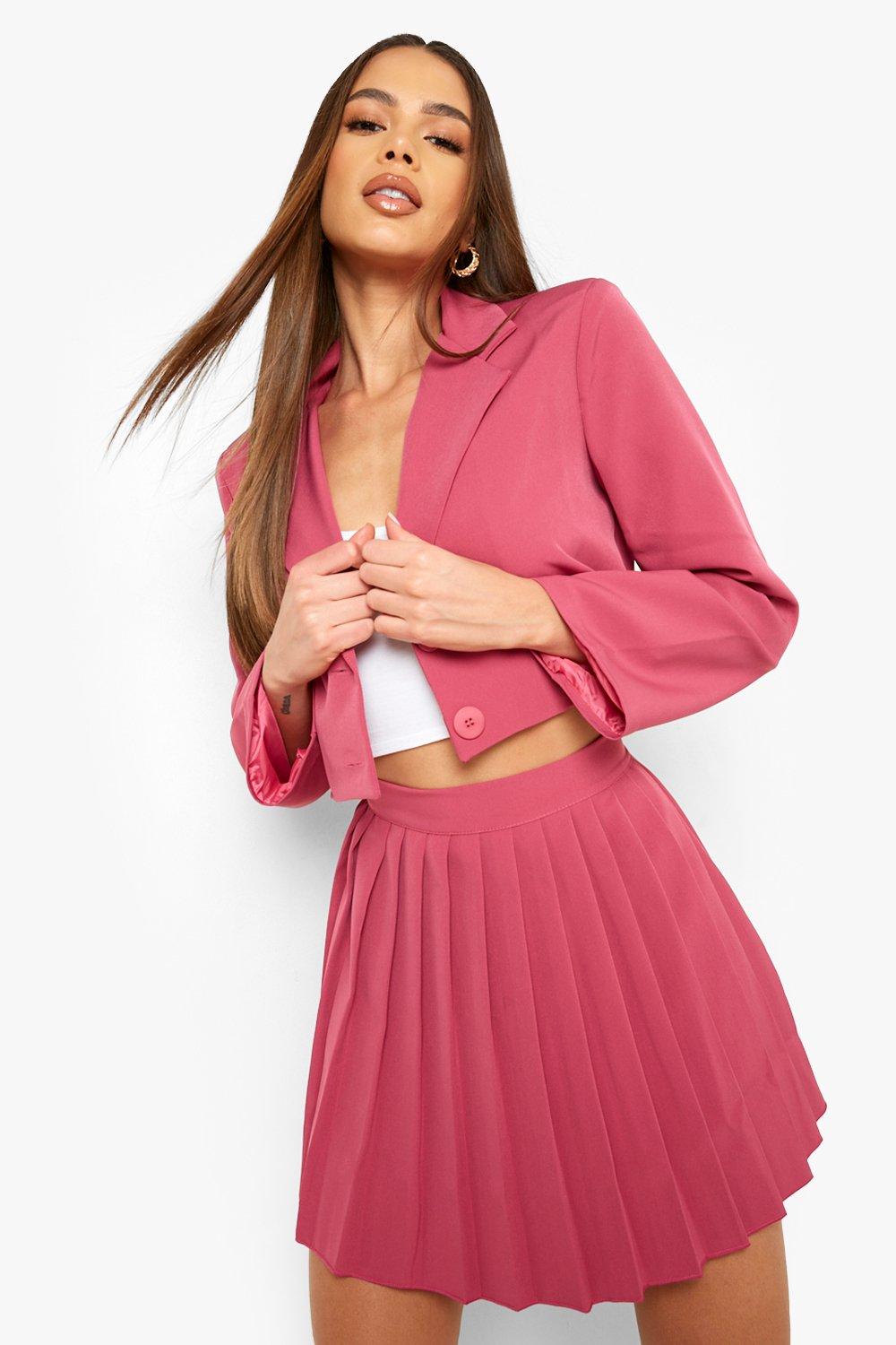 Jupe plissée outlet boohoo