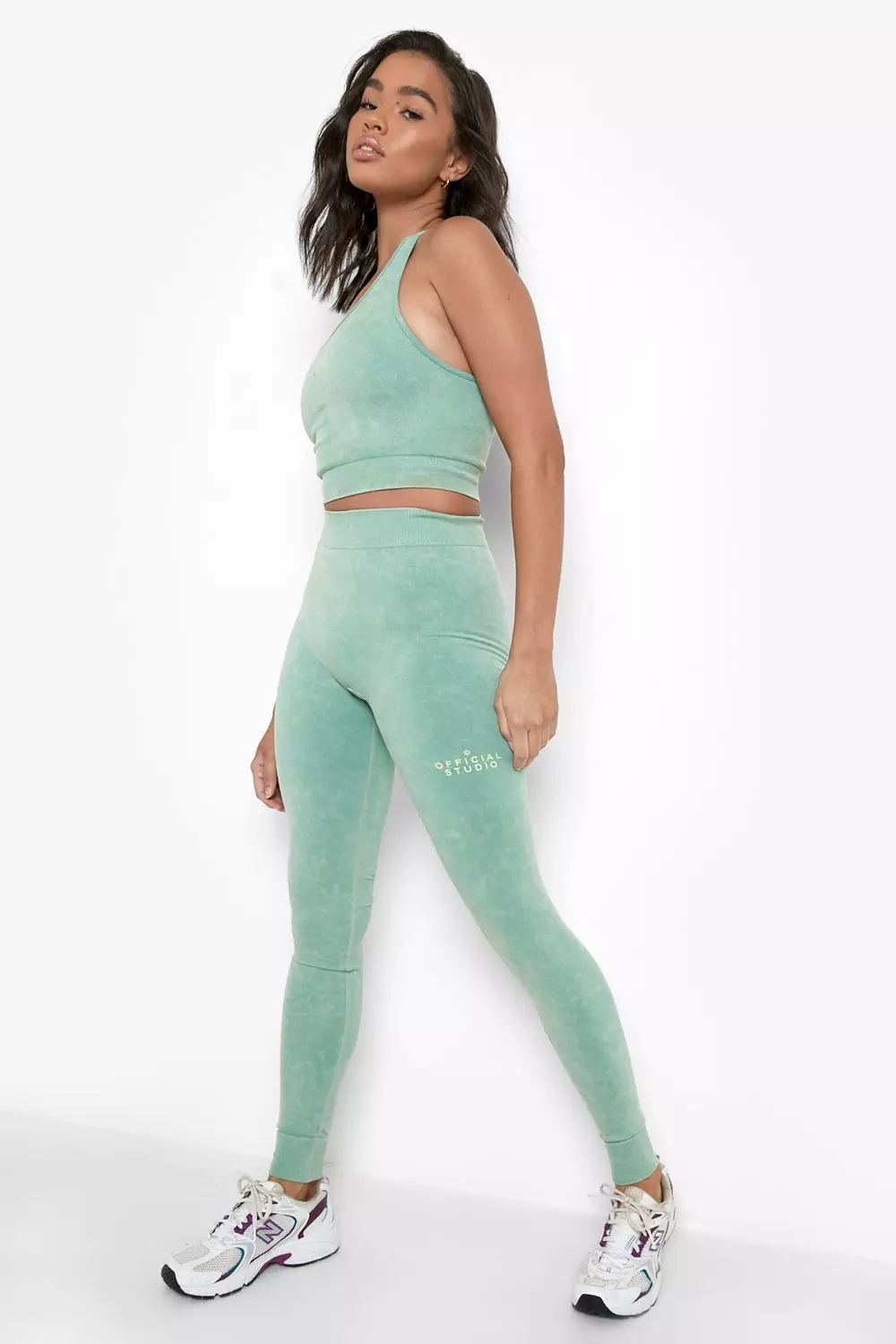 Acid Wash Thick Seamfree Body Contour Legging