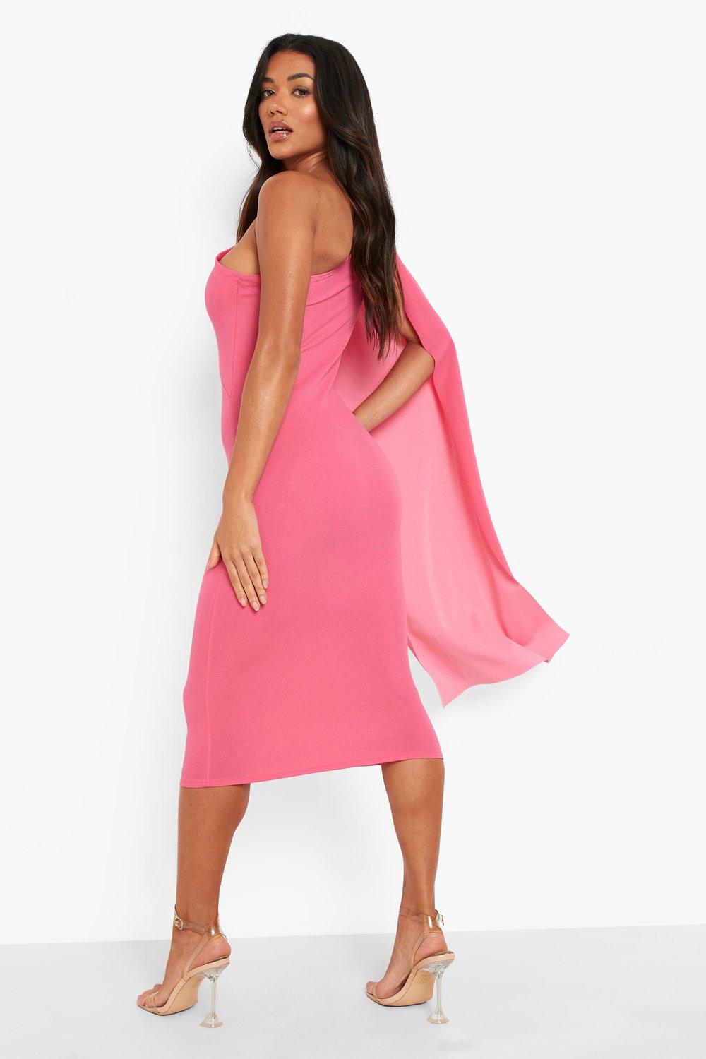 cape detail dress