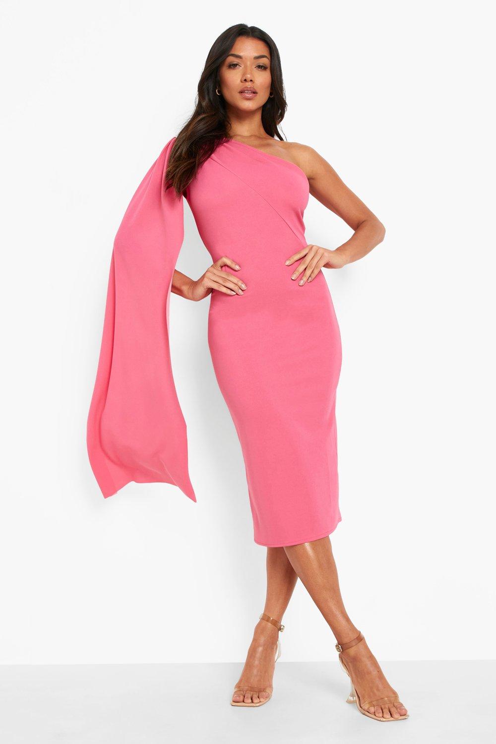 Cape one hot sale shoulder dress