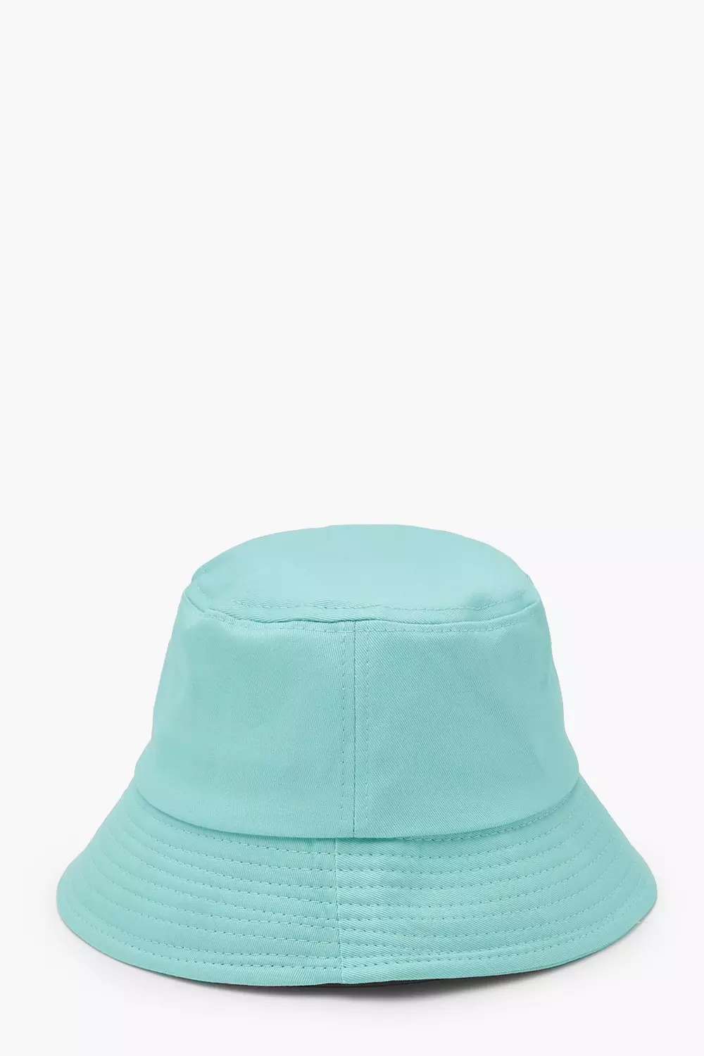 Blue Plain Woven Bucket Hat alternative image