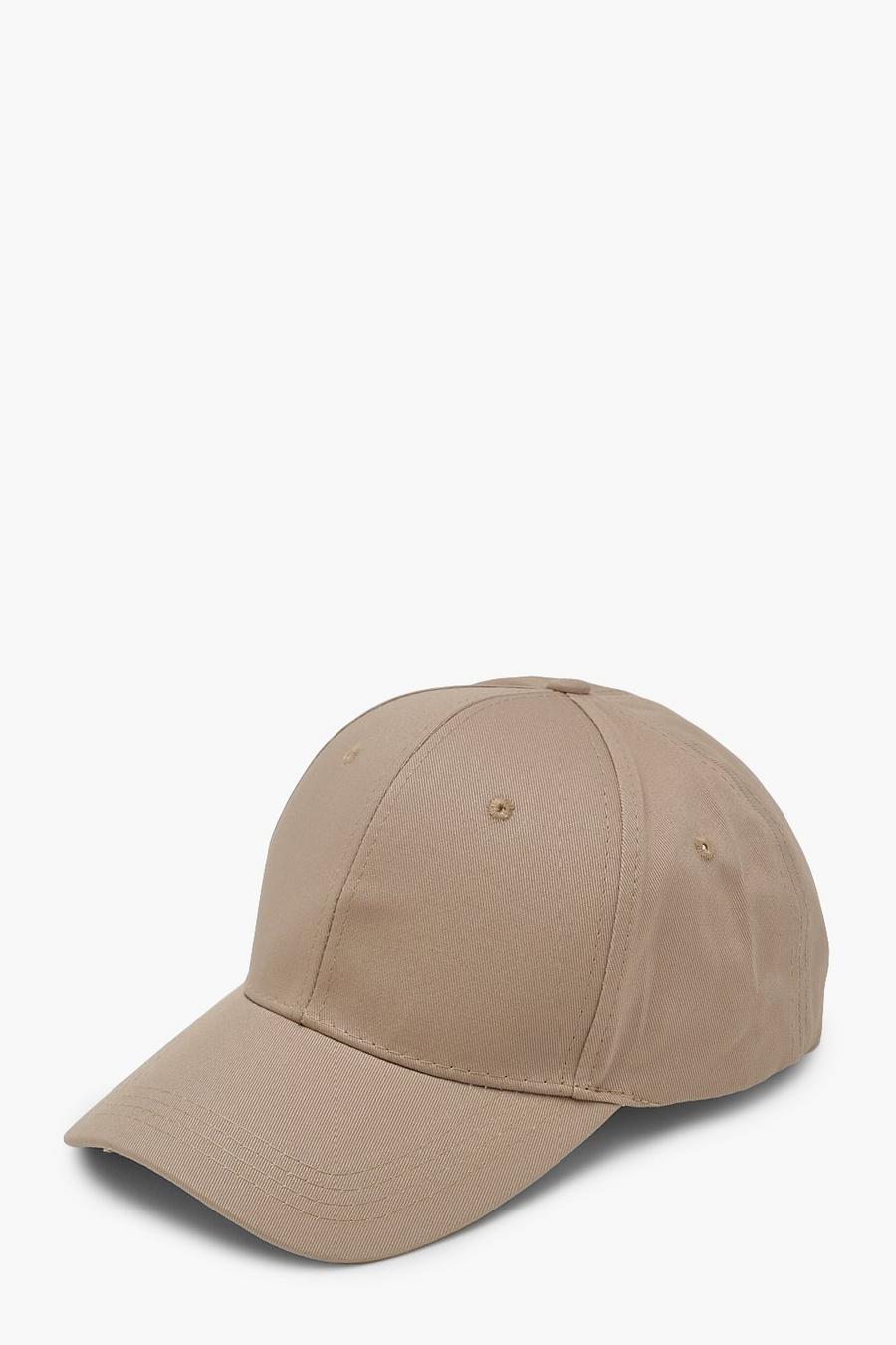 Brown Denim Cowboy Hat With Pearl Detail Brim