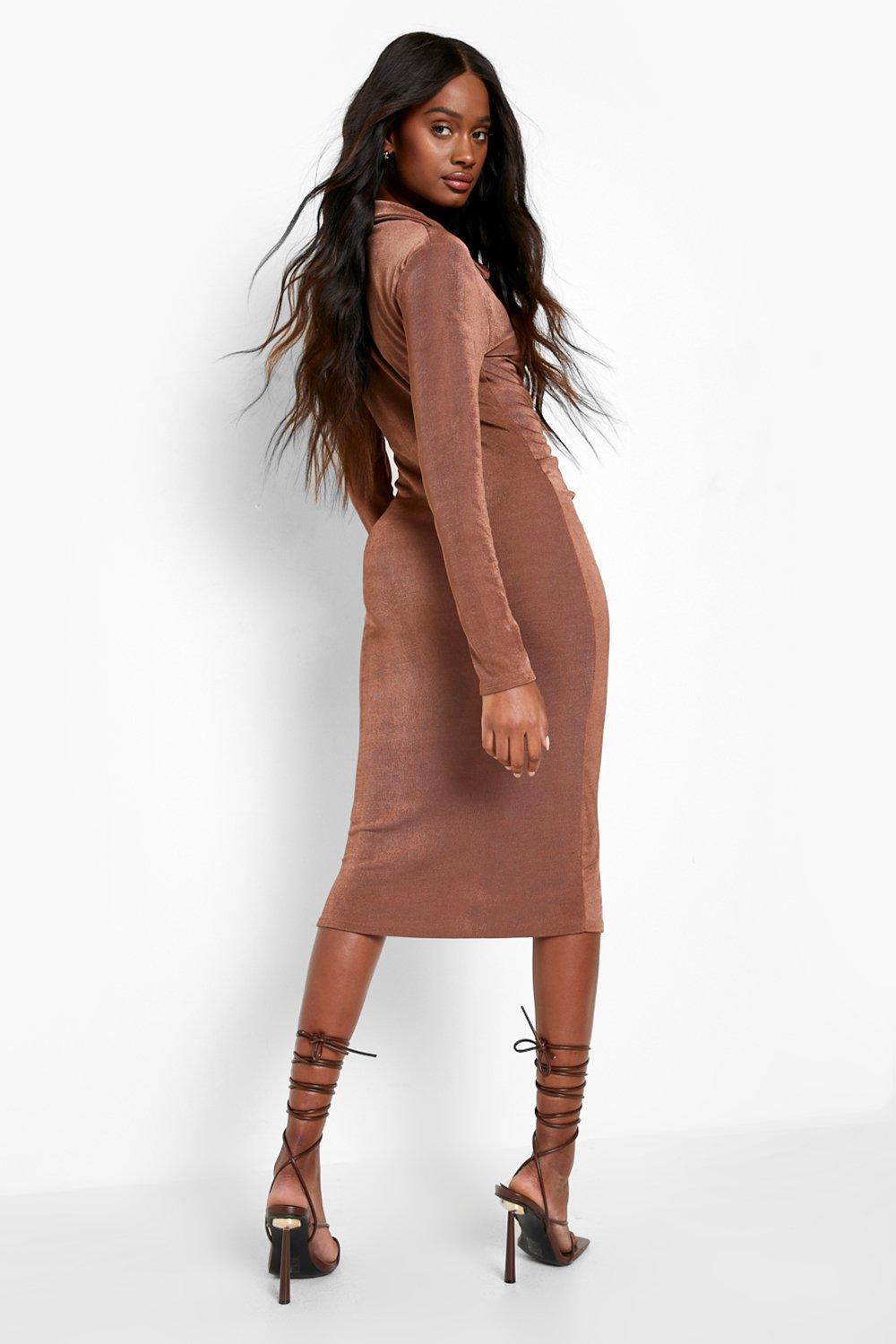 Boohoo long shirt store dress