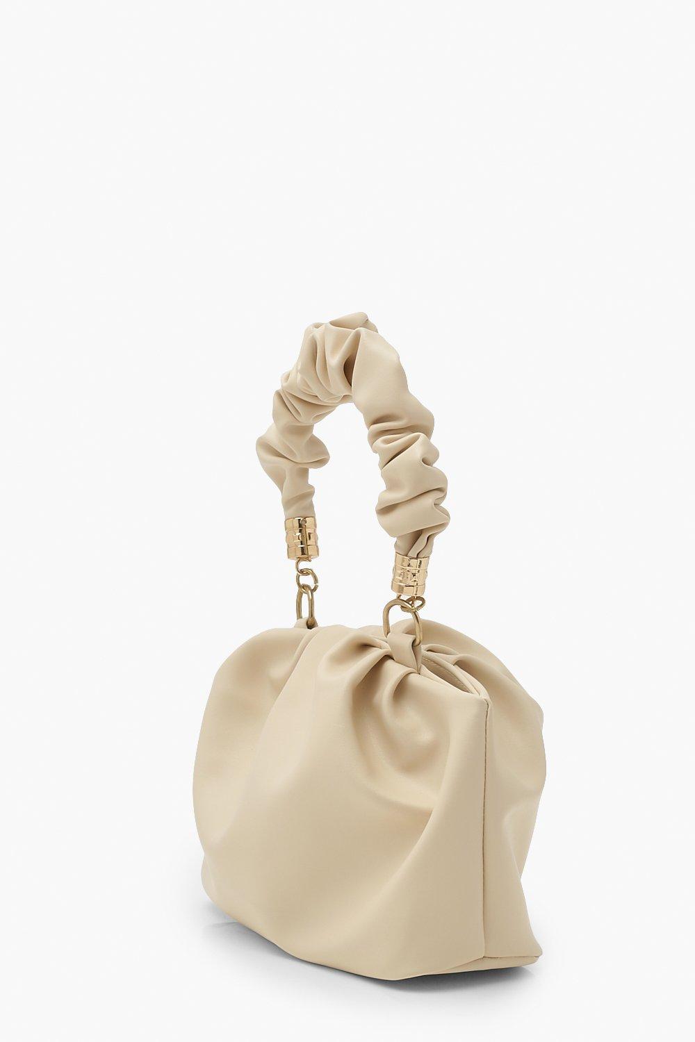 Cream Super Oversized Knot Handle Shopper Bag