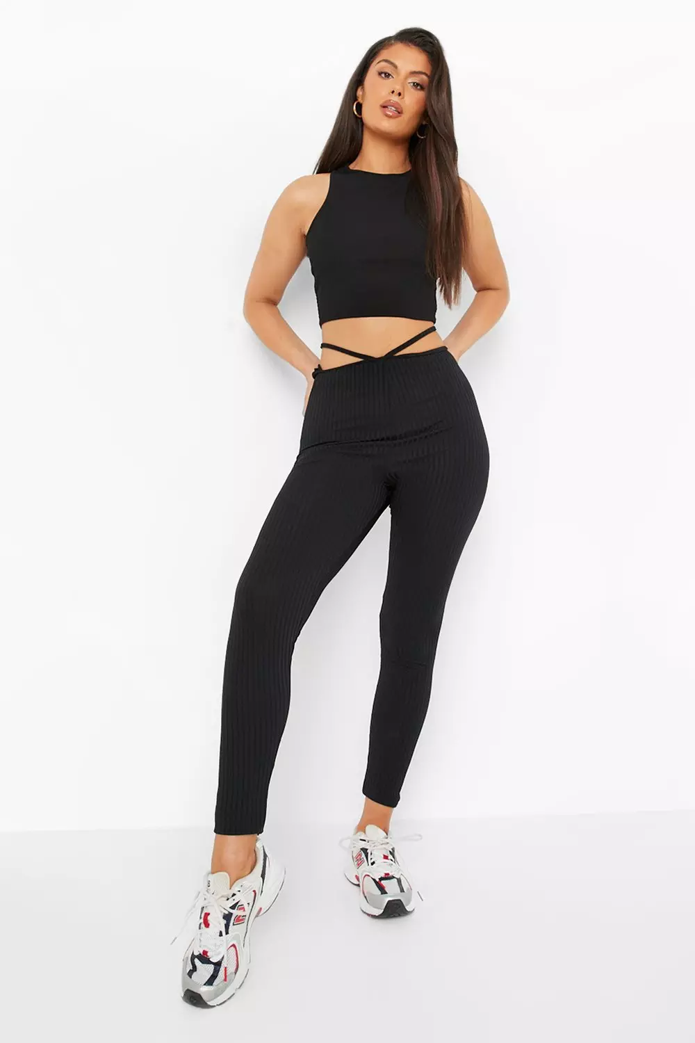 Strappy Waistband Leggings