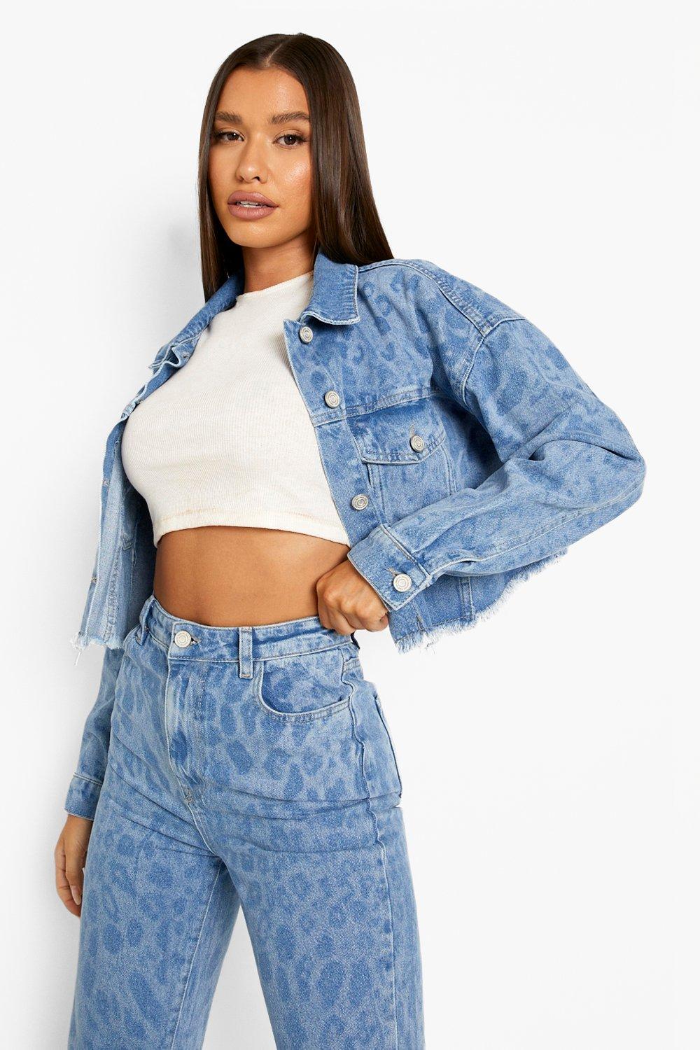 topshop diamante denim jacket