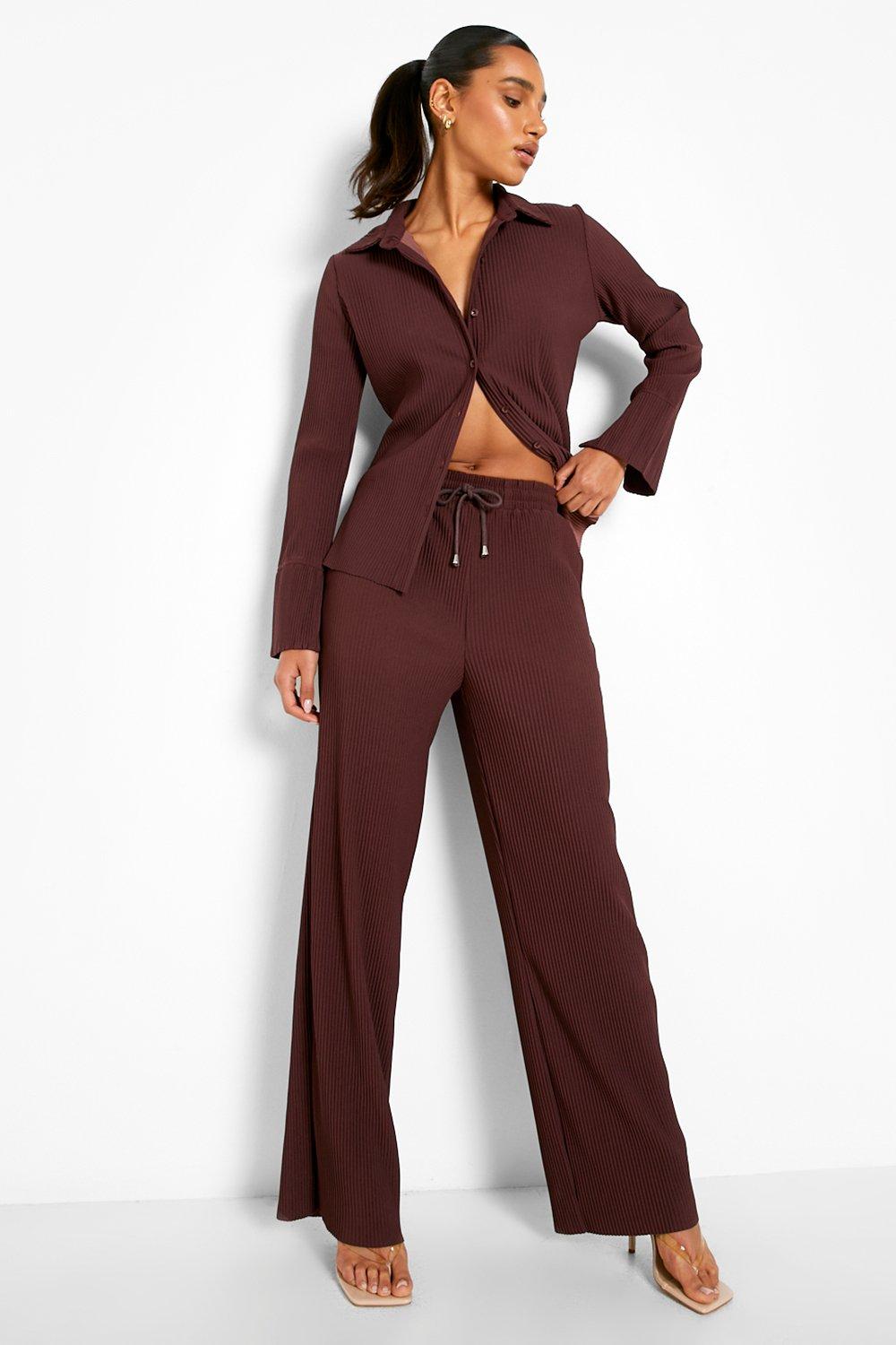 Tall Zip Pocket Detail Wide Leg Pants