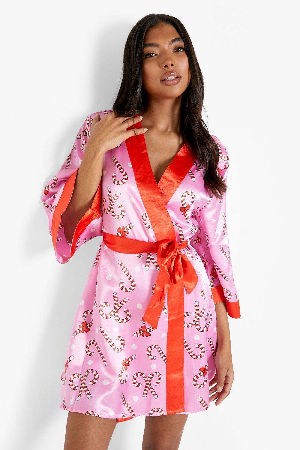 Boohoo silk hot sale dressing gown