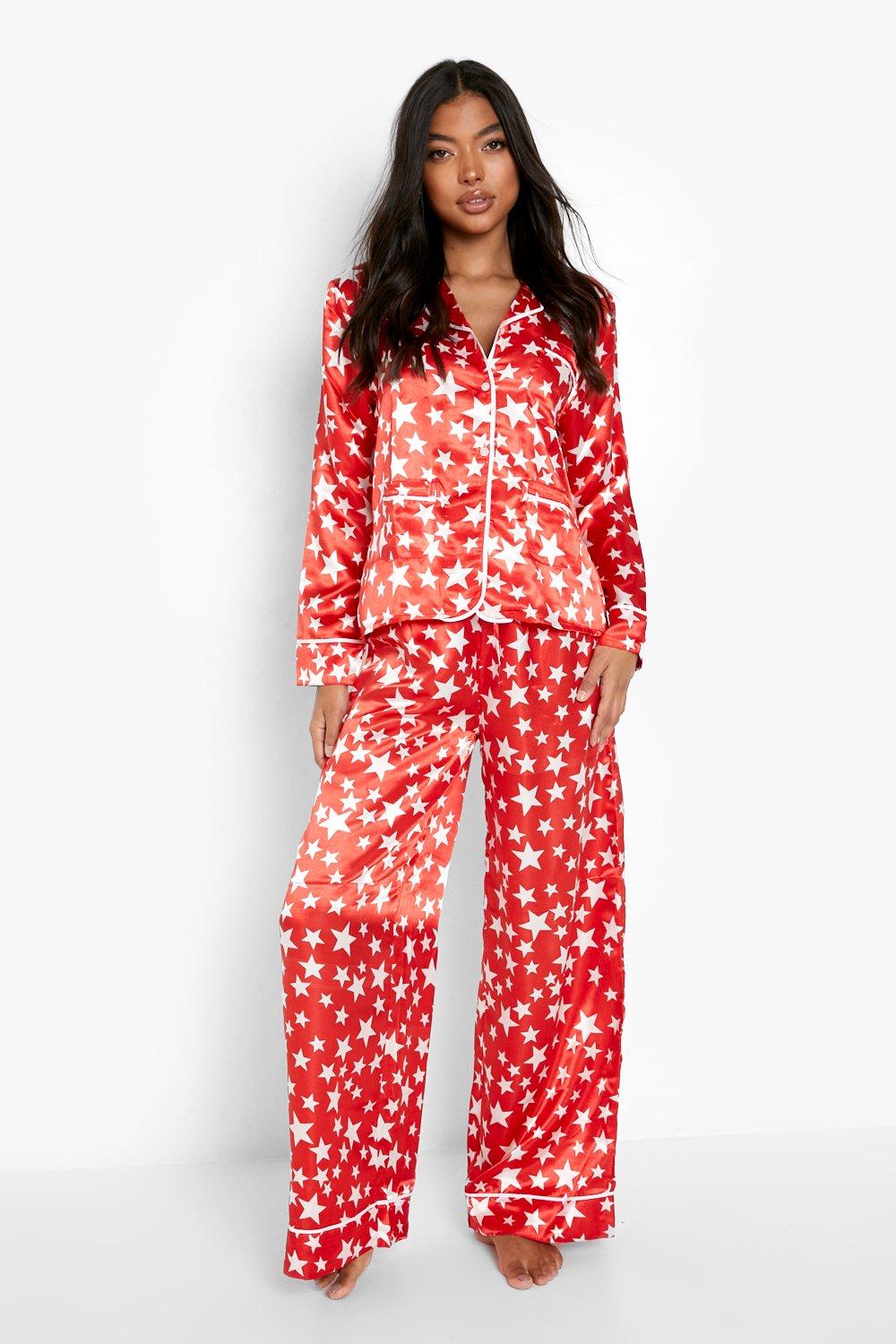 Petite Christmas 'Ho Ho Ho' Flannel Pj Pants Set