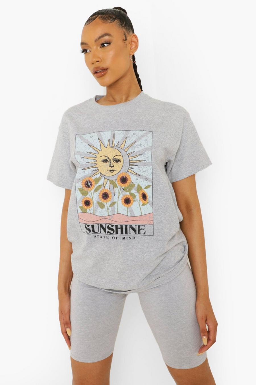 Grey marl Sunshine T-shirt image number 1
