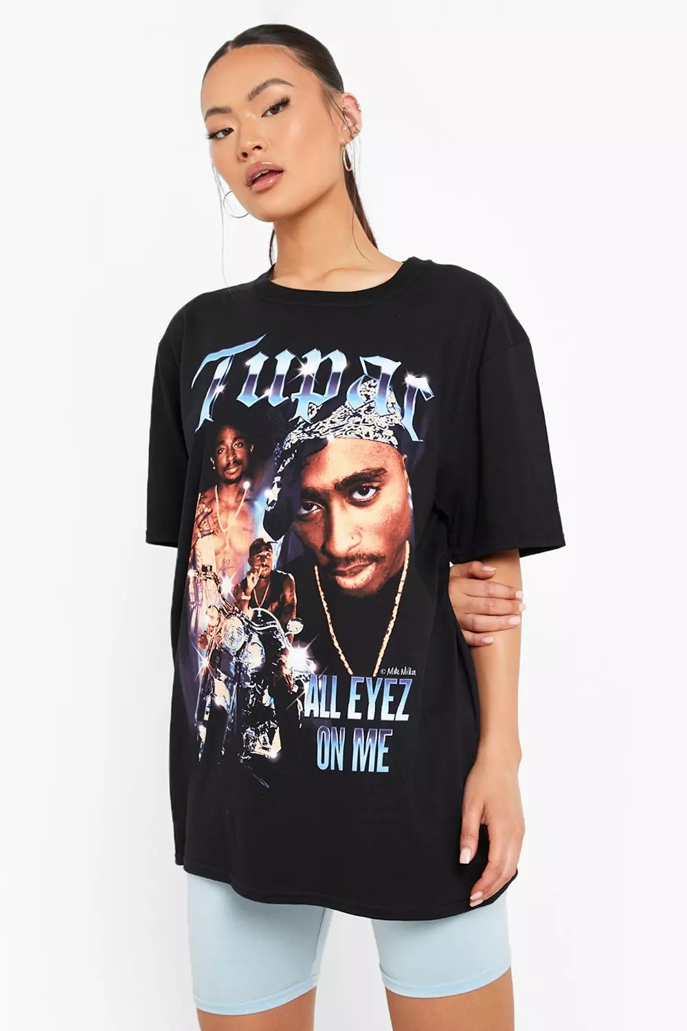 Tupac t outlet shirt topshop