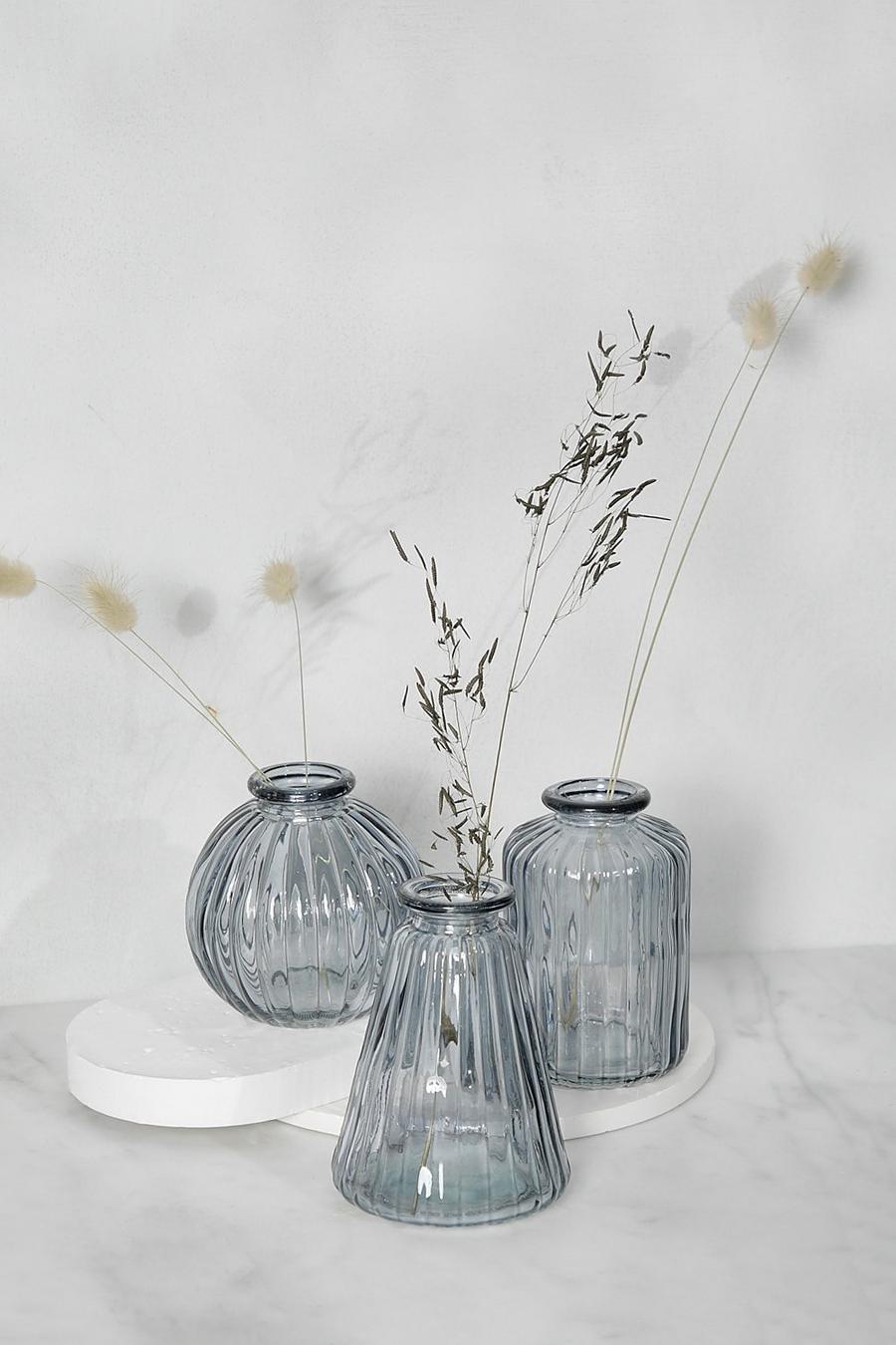Grey Vaser i glas (3-pack) image number 1