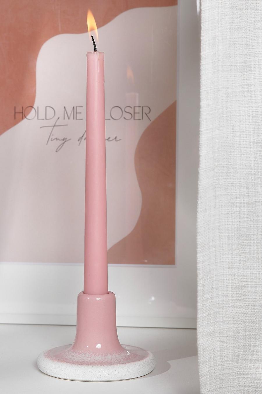 Pastel pink Mojave Pink Candle Holder image number 1