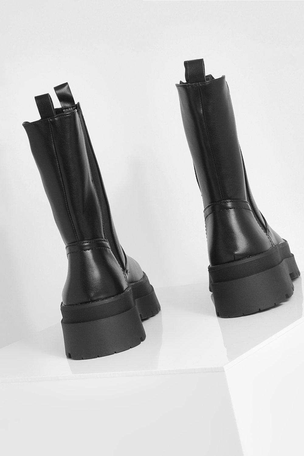 Boohoo flat outlet chelsea boot