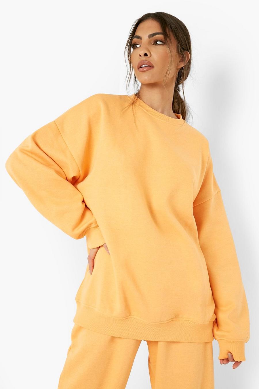 Orange Oversized Sweater image number 1